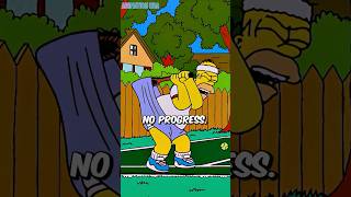 What Happens When Homer Builds A Tennis Court In His Backyard thesimpsons [upl. by Alemat]