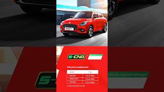 New Maruti Swift CNG 2024  All Features  819500 shorts shortsfeed shortvideo swiftcng [upl. by Aicemak]