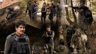 Nagarjuna Biggest Blockbuster Movie Ultimate Forest Action Scene  Kotha Cinema [upl. by Ansilma]