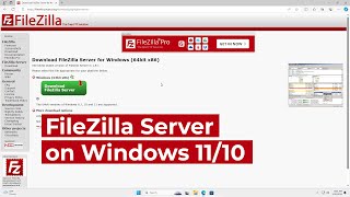 How to install and configure FileZilla Server on Windows 1110 [upl. by Akined]