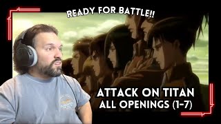 EDM Producer Reacts To Attack On Titan ALL Openings 17 [upl. by Lletnwahs312]