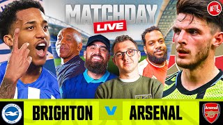 Brighton 03 Arsenal  Match Day Live  Premier League [upl. by Hiett]