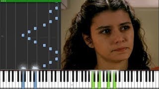 Fatmagülün Suçu Ne  Renklerimi Çaldınız Toygar Işıklı Slow Piano Tutorial [upl. by Fonsie659]