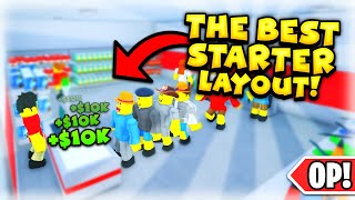 The BEST STARTER LAYOUT in Roblox Retail Tycoon 2  Money Guide  Tutorial [upl. by Robenia]