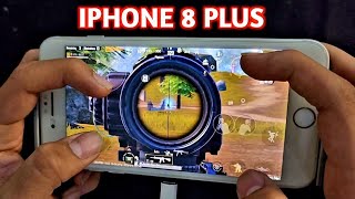 IPHONE 8 PLUS IN 2023  best 4FINGERS CLAW PUBG HANDCAM [upl. by Leschen190]