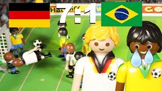 ⚽DEUTSCHLANDBRASILIEN 71  Fussball Weltmeisterschaft Halbfinale Highlights PLAYMOBIL Stop Motion [upl. by Kellyn]