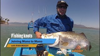 Best mono to mono fishing knot for adding top shot to spool [upl. by Aillij]