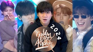 REACTION 38th Golden Disc Awards PERFORMANCES [upl. by Ardnoid]