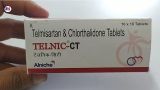 TelnicCT Tablet  Telmisartan and Chlorthalidone Tablet  Telnic CT Tablet Uses Benefits Dosage [upl. by Rodina977]