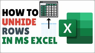 How to Unhide Rows in Excel [upl. by Elumas]