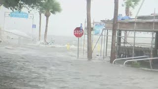 Impacts of Hurricane Helene after making landfall in Florida See the storms path [upl. by Nisbet]