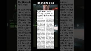 iphone gets hacked  iphone iphonehacked pegasus india 13 [upl. by Caldeira]