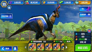 UNLOCK TSINTAOSAURUS LEVEL 40  JURASSIC WORLD THE GAME [upl. by Anivle]