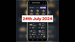 24 july Hamster Kombat Daily Combo Cards  Hamster Kombat Daily Combo Today hamstersoftiktok [upl. by Brose391]