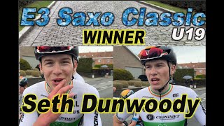 E3 Saxo Classic U19  Seth Dunwoody [upl. by Grissel]