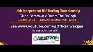 Glynn Barntown vs Oulart The Ballagh Irish Independent Minor Hurling Championship Final [upl. by Melac491]