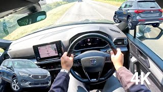 2020 Seat Tarraco 20 TDI 150HP DSG  FP POV Drive 4K [upl. by Kiah351]