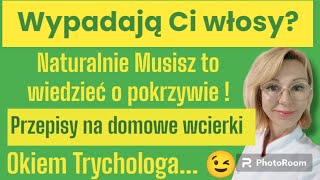 Wypadanie włosów  Jak pokrzywa pomaga na łysienie TrychologRenataModzelewska [upl. by Anelah]