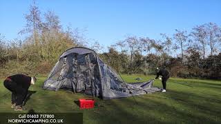 Vango Orava II 650XL Poled Tent Pitching  Real Time [upl. by Edivad242]