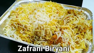 Zafrani Biryani Recipe  Flavours Of My Kitchen [upl. by Darrell]