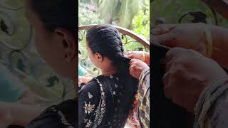 DIMPLE జడ తెలుసా మీకు trending youtubeshorts hairstyle viralvideo love [upl. by Darrill]