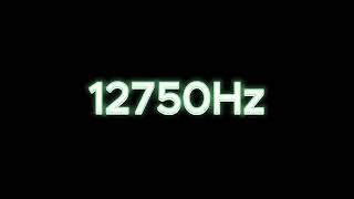 12750Hz  1275KHz Tone Test Speaker amp Headphone Frequency Response Test [upl. by Larianna]