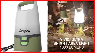 Rechargeable LED Camping Lantern by Energizer 1000 Lumens IPX4 Water Resistant Super Bright Tent [upl. by Eirrehc]