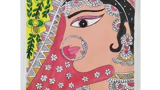 Madhubani art for beginners [upl. by Fem]