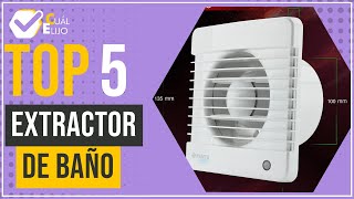 Extractor de baño  Top 5  CuálElijo [upl. by Arekat400]