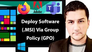 How to Deploy Software MSI Packages Via Group Policy GPO  Windows Server 2019 [upl. by Suirad]