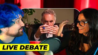 Jordan Peterson Triggers Intense IRL Debate w Feminist TikToker Farha Khalidi [upl. by Base]