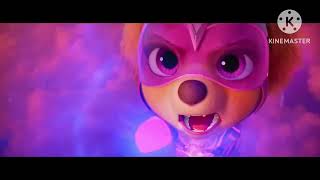 PAW Patrol The Mighty Movie  Skye Destroys Huge Meteor Shower Scene Sparta Endwar Remix November [upl. by Einapets]