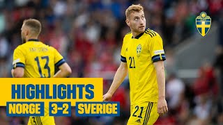 Highlights Norge  Sverige 32  Nations League  Tung förlust [upl. by Walsh122]