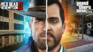 The Reality Behind GTA6 LEAKS  RDR2 vs GTA6 Graphics Comparison [upl. by Asiel]