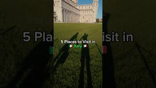 5 Places to Visit in Italy shorts italy travel vacation italia pantheon [upl. by Micheil]