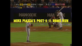 92101  Mike Piazzas Legendary Post9 11 Home Run [upl. by Idnib628]