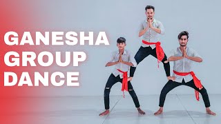 Ganesha Group Dance Performance  Ganesh Chaturthi  Uttam Sameer Rehaan [upl. by Accever]