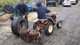 Practicing pulling 1961 Wheel Horse [upl. by Rezal284]