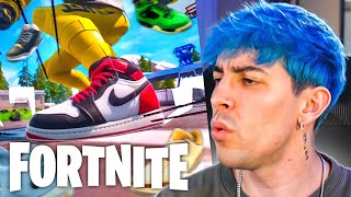 ROBLEIS PRUEBA LAS NUEVAS ZAPATILLAS EN FORTNITE [upl. by Adnoryt181]