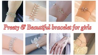 Preety amp Beautiful bracelet for girls  Hand bracelet for girls  Hand bracelet design [upl. by Thordia]