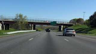 Interstate 495  Massachusetts Exits 47 to 40 southbound [upl. by Pardner]