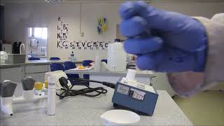 How to pack a melting point capillary and measure a melting point [upl. by Atteuqcaj]