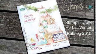 Stampin´ Up HerbstWinter Katalog 2015 [upl. by Rolat813]