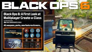 Black Ops 6 A FIRST LOOK at the FULL MULTIPLAYER Experience All Weapons Perks Streaks amp More [upl. by Aitnis455]