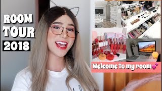 KHÁM PHÁ PHÒNG CỦA TY  Room Tour 2018   My Makeup Collection [upl. by Ellennaj]