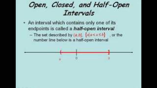 Set Notation and the Real Number Line [upl. by Ifen]