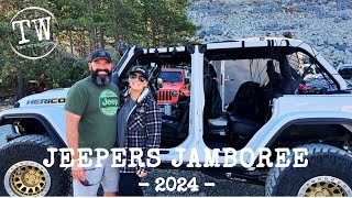 JEEPERS JAMBOREE 2024 WITH TWO WRANGLERS [upl. by Morvin]