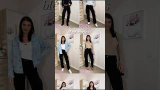 4 ways to style black cargos🖤 styling fashion womenfashion stylingtips styleideas trendstyle [upl. by Eseeryt]