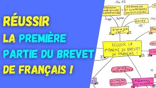 1e partie du BREVET de FRANÇAIS  RÉUSSIR LES QUESTIONS [upl. by Elaweda]