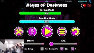 Doggie Gets 75 on Abyss of Darkness Full Attempt [upl. by Cynth]